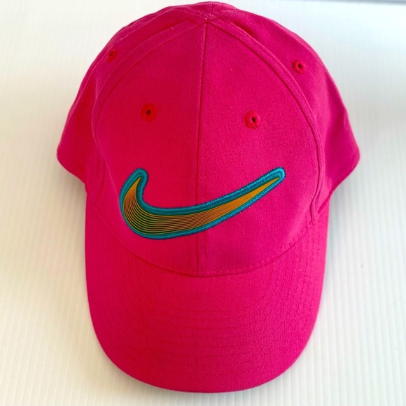 NIKE Pink Cap Hat. Toddler Size Swoosh Girl Child 4- 6x - Picture 1 of 6